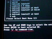 在boot_menu菜单下,按C键 , 进入pmon命令行 在boot_menu菜单下,按C键 , 进入pmon命令行